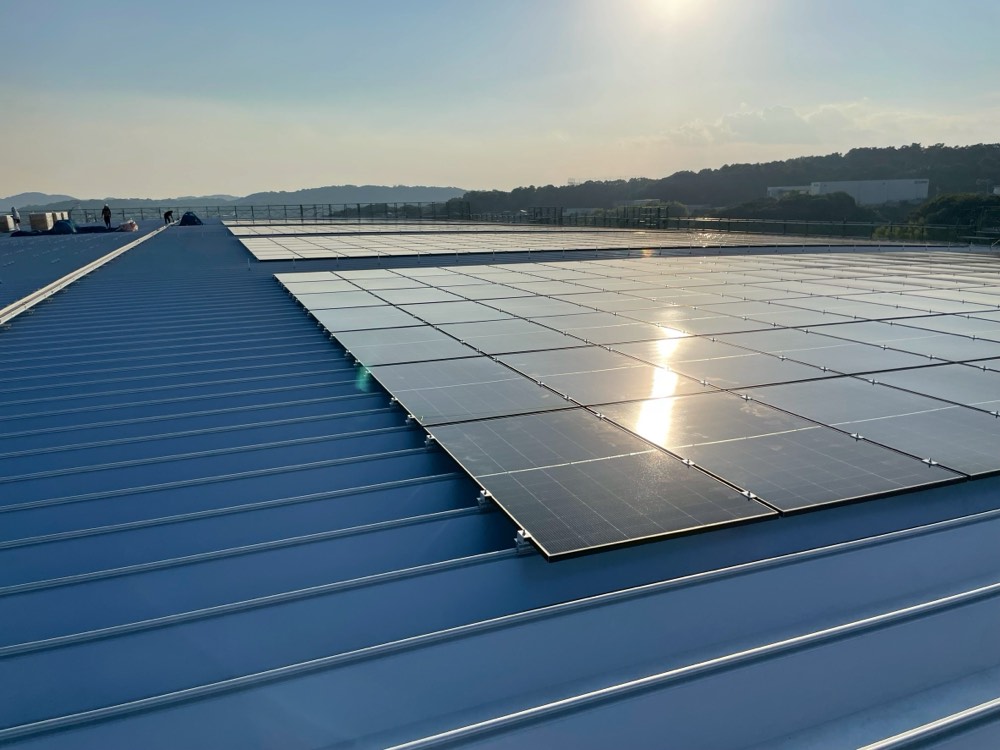 太陽光発電設備の大型施工